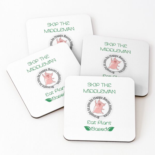Item preview, Skip the Middle Man Eat Plant Based Food designed and sold by Kreadiv.