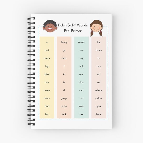 Item preview, Doltch Sight Words Pre-Primer educational poster designed and sold by jassnour.