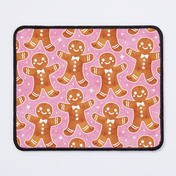 Item preview, Sweet Christmas Gingerbread Pink designed and sold by Paisley Yazel.