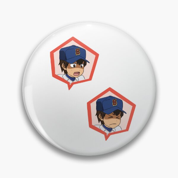 Item preview, cute chibi sawamura eijun emotes pack designed and sold by Dazely.