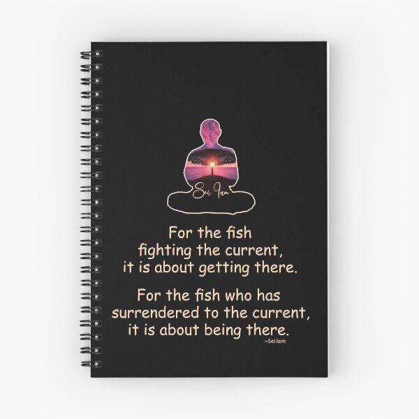 Item preview, For The Fish Fighting The Current - Quote from Sei Iam designed and sold by Raven’s Wing Studio.