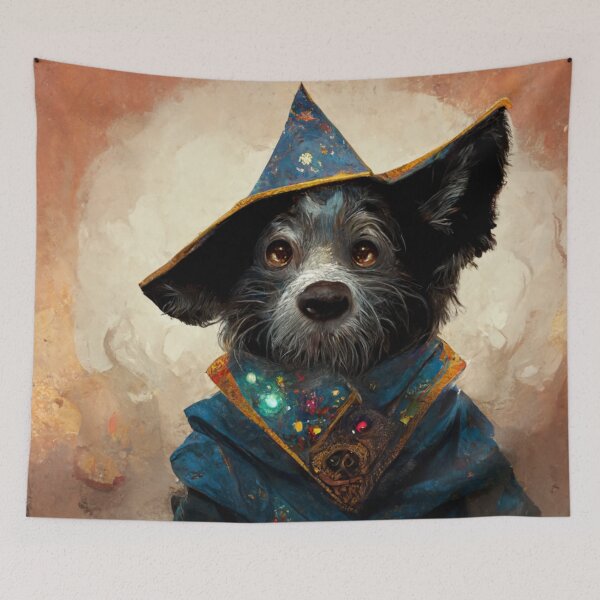 Item preview, Terrier Border Collie Mix Wizard designed and sold by MilesJager.