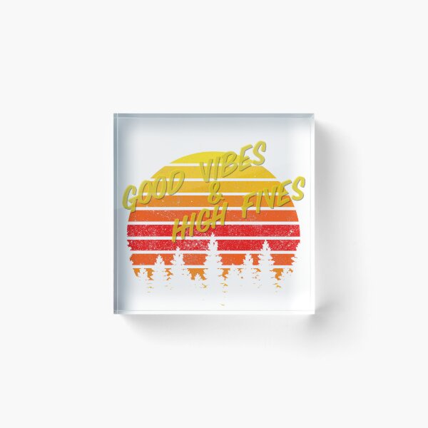Item preview, Good Vibes & High Fives designed and sold by Sarcasmagic.