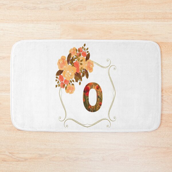 Item preview, Initial O Flowers Design, Monogram with Flowers, Initial Gifts for Her- designed and sold by bartdesigner.