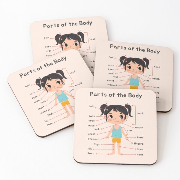 Item preview, Parts of the body educational poster designed and sold by jassnour.