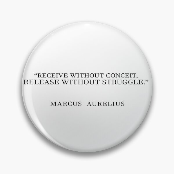 Item preview, Marcus Aurelius Recive and Conceit Quote Typography designed and sold by V0IDRACE.