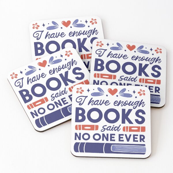Item preview, Enough Books Quote Design designed and sold by Palteeshop.