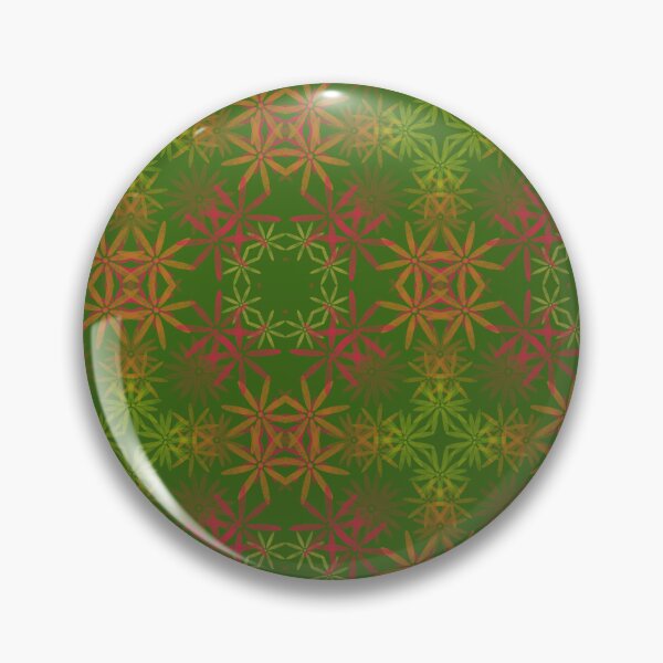 Item preview, Daisy flowers with yellow green background, unique hand drawn geometric repeating pattern - WelshDesigns designed and sold by welshdesigns.