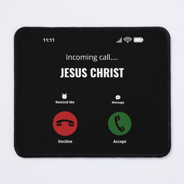 Item preview, Incoming Call Jesus Christ - Jesus Christ Call Screen designed and sold by universegrace.