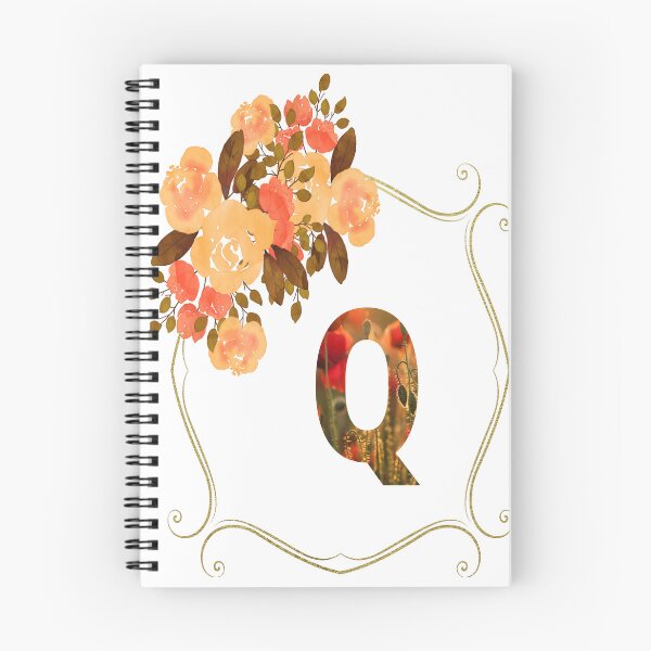 Item preview, Initial Q Flowers Design, Monogram with Flowers, Initial Gifts for Her- designed and sold by bartdesigner.