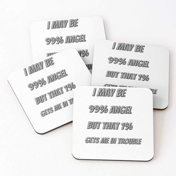 Item preview, I MAY BE 99% ANGEL designed and sold by JJs-Tees.