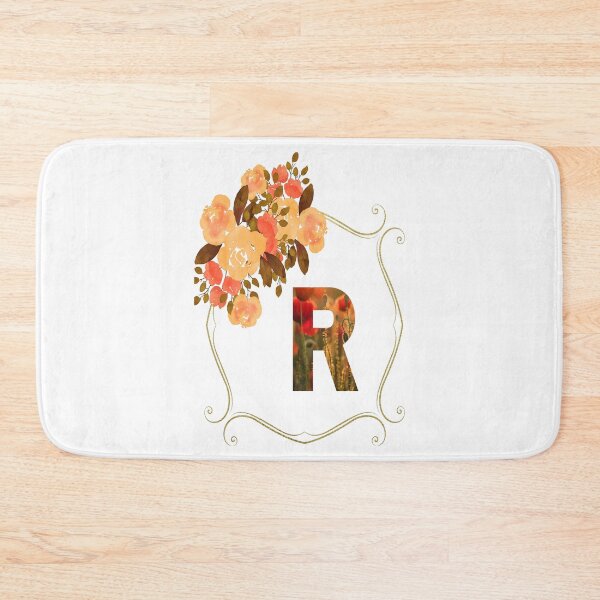 Item preview, Initial R Flowers Design, Monogram with Flowers, Initial Gifts for Her- designed and sold by bartdesigner.