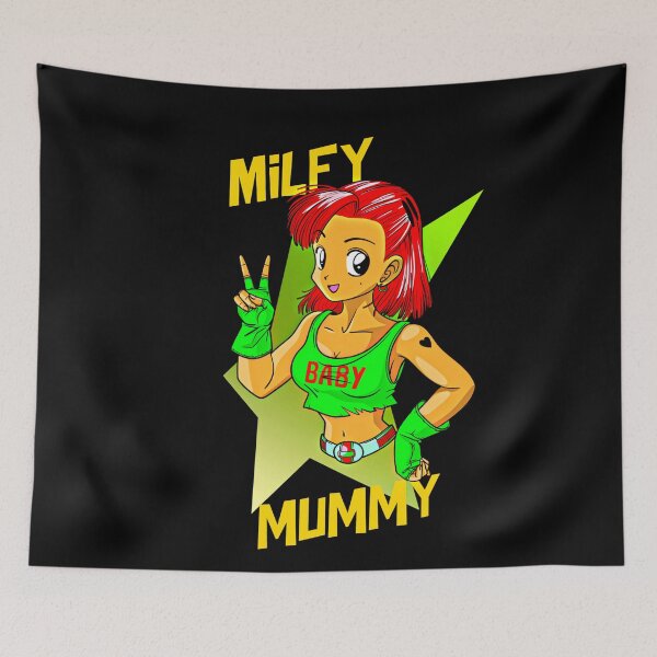 Item preview, Milfy Mummy / Ginger Girl / Green Neon Cute Lady Regalo para una mamá caliente / Divertido designed and sold by ChristabellaWwMS.
