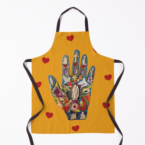 Item preview, Milagritos mexican colorful ornament hand exvoto traditional sacred heart boho chic decoration designed and sold by T-Mex.