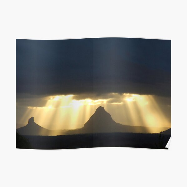 Golden Shafts Poster