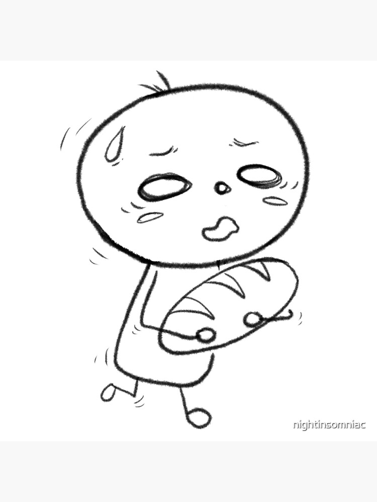 "Bread Man" Poster for Sale by nightinsomniac Redbubble