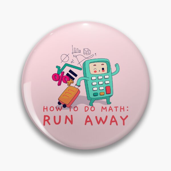 Item preview, How to do math, run away designed and sold by KonichiwaCutie.
