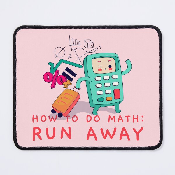 Item preview, How to do math, run away designed and sold by KonichiwaCutie.