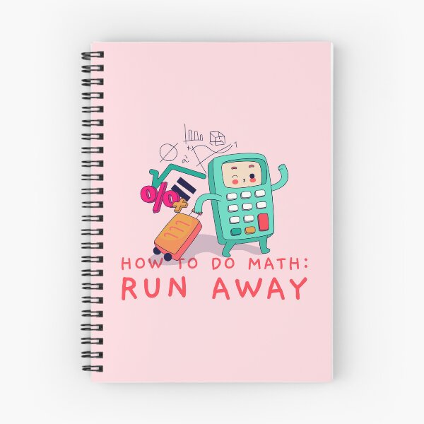 Item preview, How to do math, run away designed and sold by KonichiwaCutie.