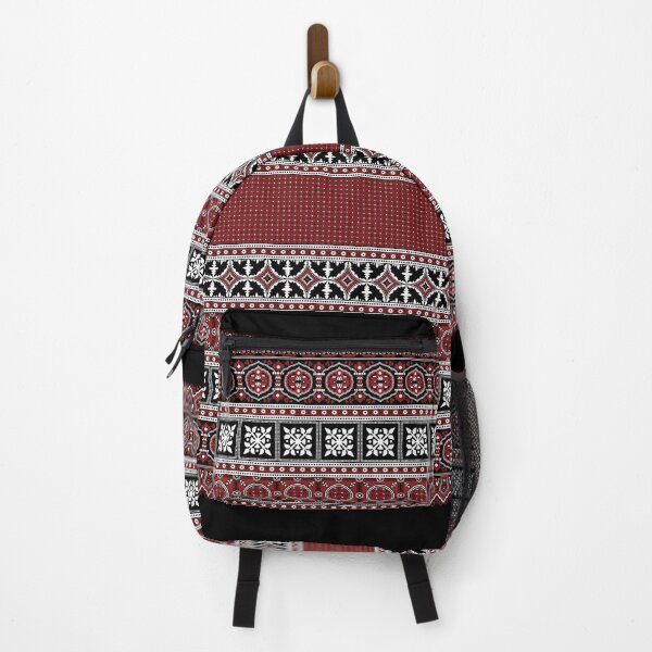 Item preview, Red Ajrak designed and sold by houseoflineart.