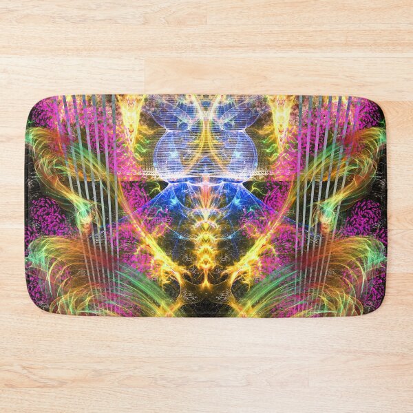 Item preview, Golden Prayer Flute (visionary art) designed and sold by Discordant Dreams Art.