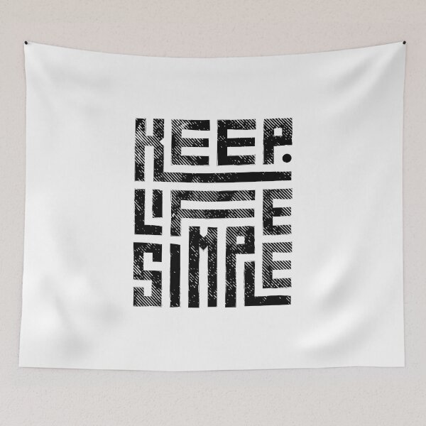 Item preview, KEEP LIFE SIMPLE designed and sold by SaidMarket.