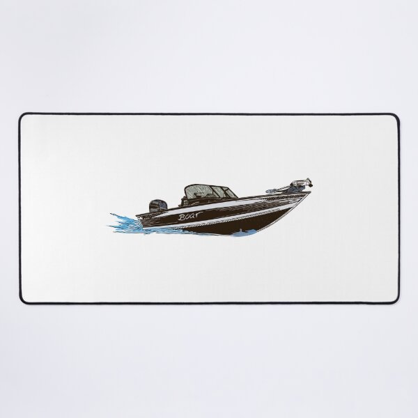 Item preview, Boat glides over the waves at high speed designed and sold by klimov0101.
