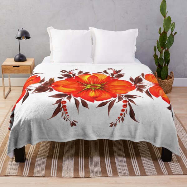 Item preview, Ukrainian art Petrykivka art Ukrainian flower designed and sold by Sunflower-7.