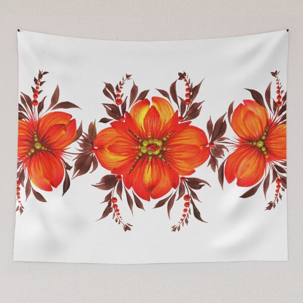 Item preview, Ukrainian art Petrykivka art Ukrainian flower  designed and sold by Sunflower-7.