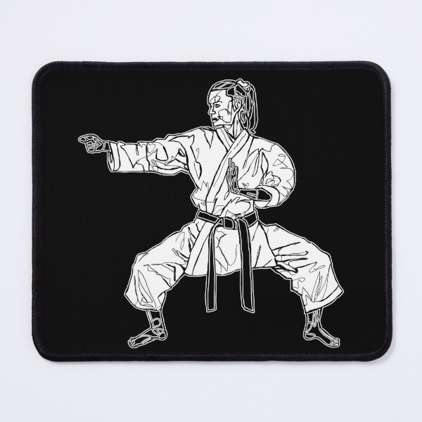Item preview, Karate Karateka Kata Drawing, Black Belt MMA designed and sold by danceink.