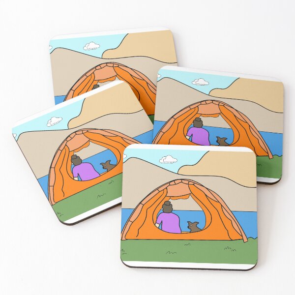 Item preview, Camping  designed and sold by angrystickergal.