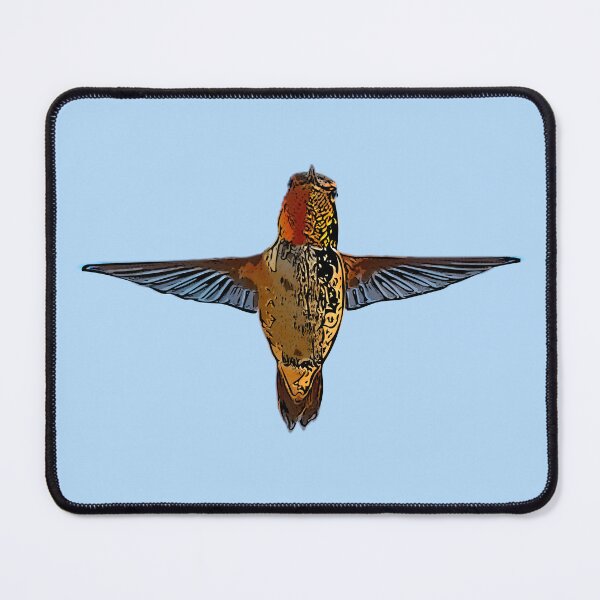 Item preview, Rufous Hummingbird Black Alternate Design  designed and sold by designsasstultd.