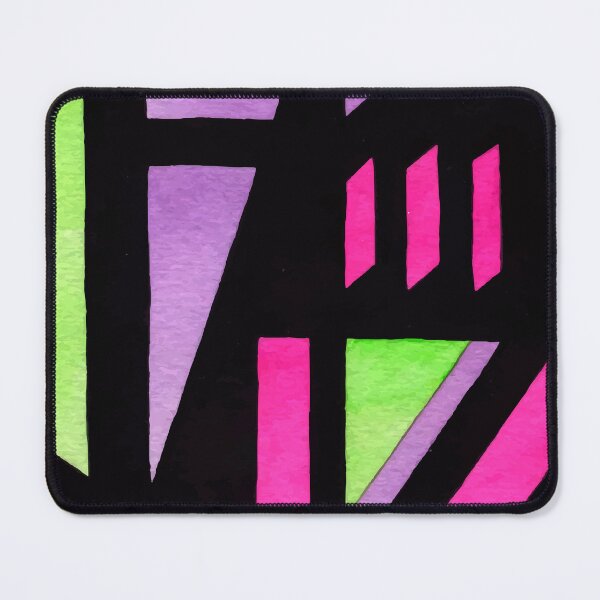 Item preview, Pink, Lime, Lilac Abstract Modern Designs On Black designed and sold by DEC02.