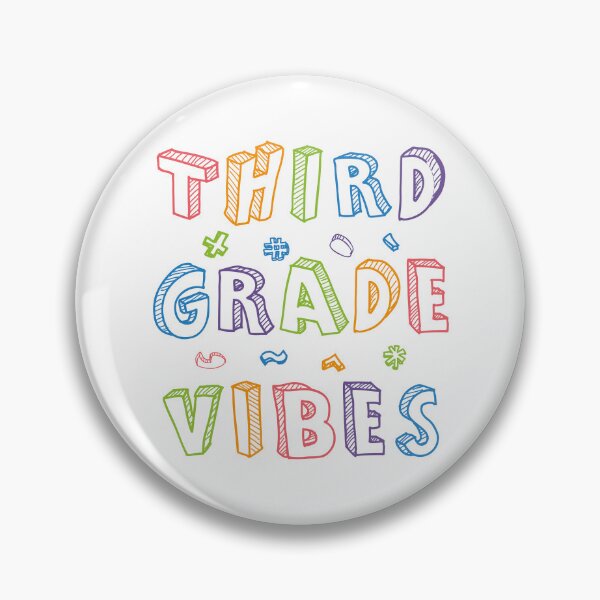 Item preview, Third grade vibes funny letters designed and sold by bolkibox.