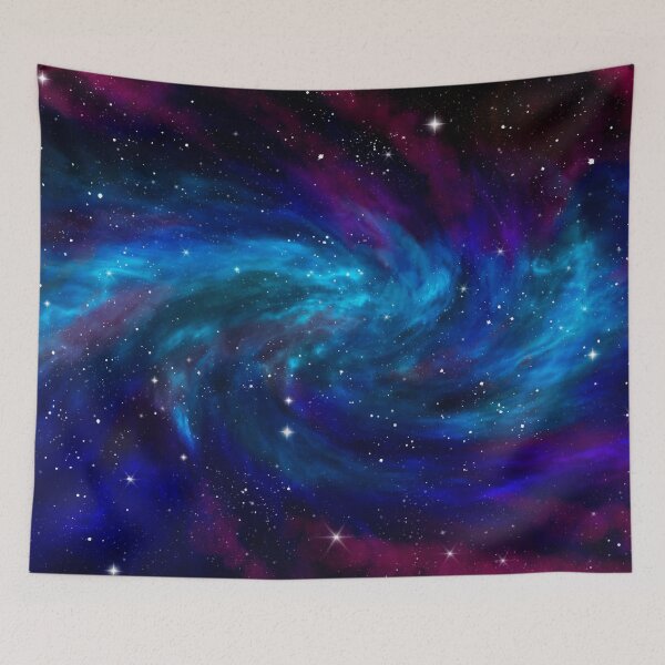 Item preview, Night sky and shining stars pattern designed and sold by klimov0101.