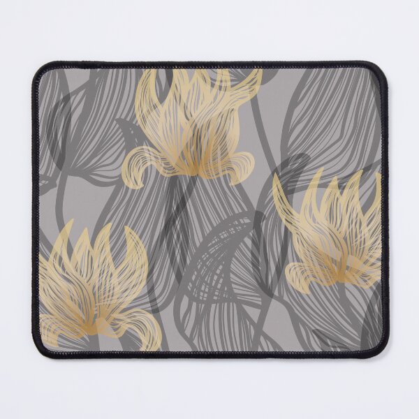 Item preview, Silver golden flowers and leaves  designed and sold by ReflectedCrafts.