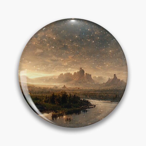 Item preview, Dreamy Starlight Vista Outdoor Magical Landscape Fantasy designed and sold by FunWearVM.