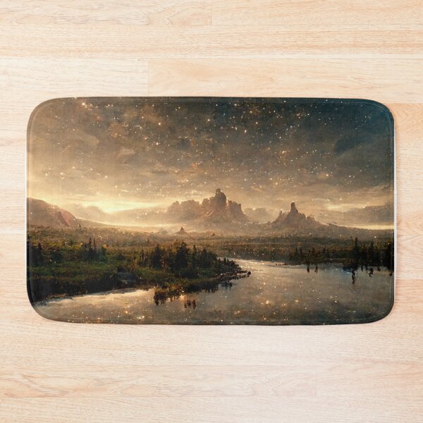 Item preview, Dreamy Starlight Vista Outdoor Magical Landscape Fantasy designed and sold by FunWearVM.