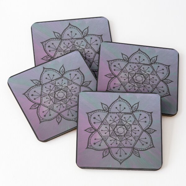Item preview, YOU ARE PERFECT MANDALA ~ SACRED GEOMETRY FOR THE SOUL~ BLUE, PURPLE designed and sold by Ann Chatfield.