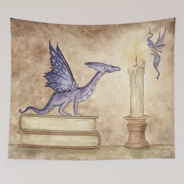 Item preview, Night Reading designed and sold by AmyBrownArt.