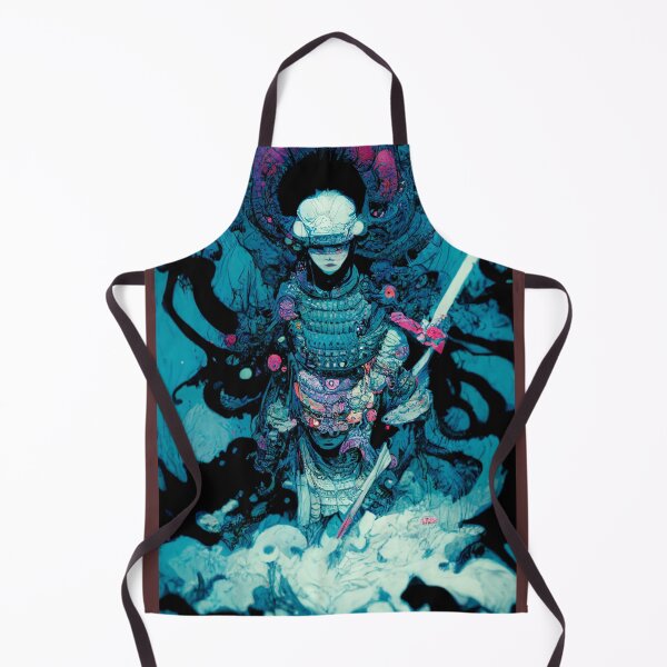 Item preview, Water Samurai Tecno Noir Cyber Punk Demon Hunter designed and sold by esotericorigins.
