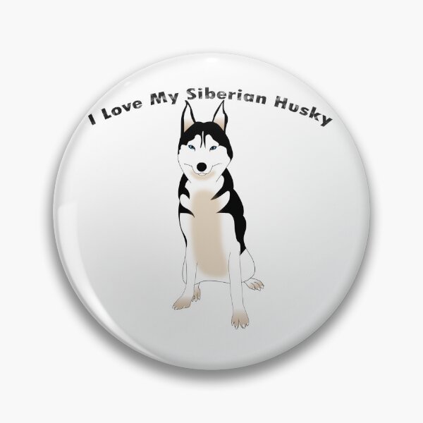 Item preview, I love my Siberian husky shirts, I love my siberian husky masks, I love my Siberian husky dress, I love my Siberian husky hats, I love my Siberian husky packback   designed and sold by Poussyarts.