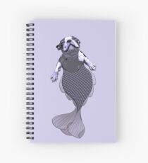 Lila the Boston Terrier Merpup Spiral Notebook