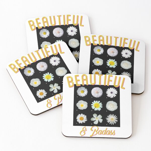 Item preview, Beautiful & Badass * designed and sold by Sarcasmagic.