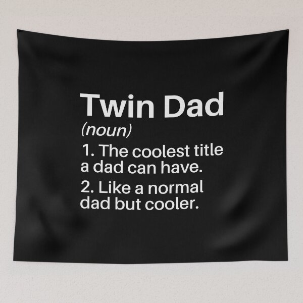 Item preview, Twin Dad Funny Definition: Twin Dad Gift - Father of Two designed and sold by Adexyl.