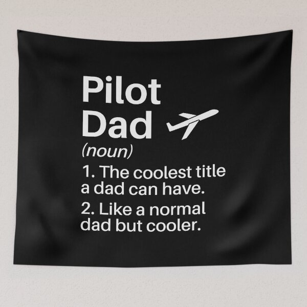 Item preview, Pilot Dad Funny Definition: Aviator Dad Gift - Pilot Aviation Worker designed and sold by Adexyl.