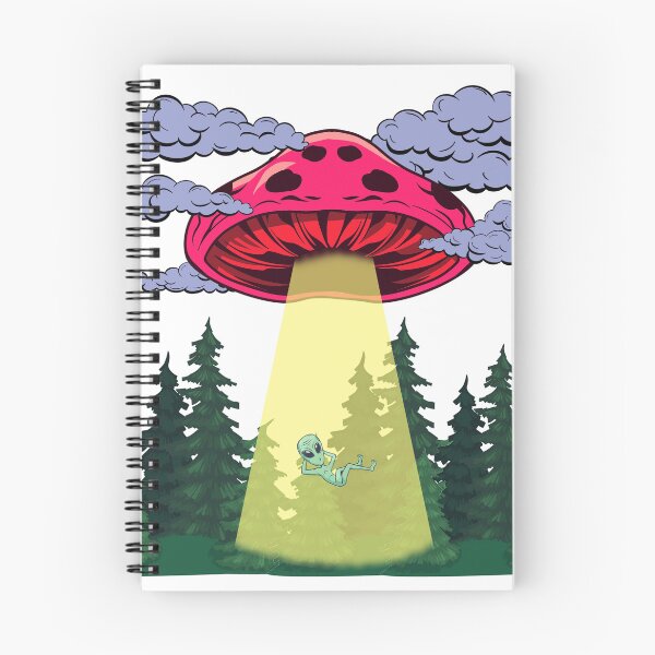 Item preview, trippy mushroom ufo designed and sold by Soofingscapes.