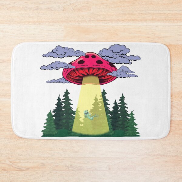 Item preview, trippy mushroom ufo designed and sold by Soofingscapes.