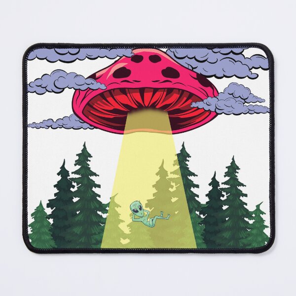 Item preview, trippy mushroom ufo designed and sold by Soofingscapes.