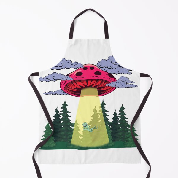 Item preview, trippy mushroom ufo designed and sold by Soofingscapes.